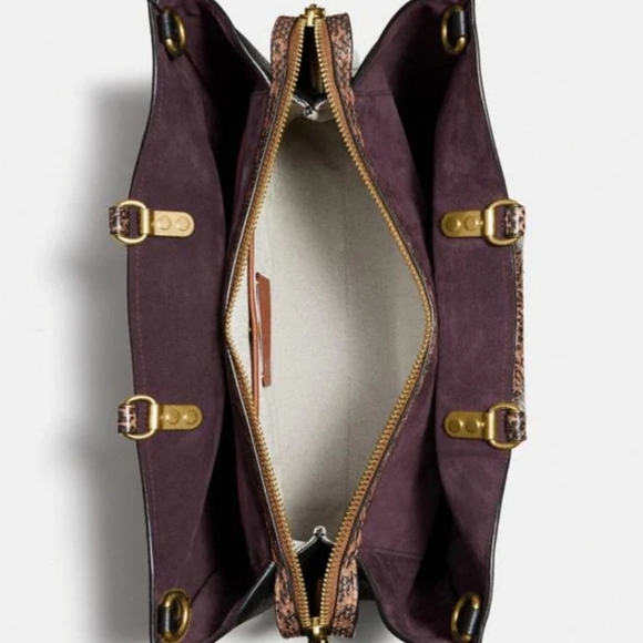 Coach X Jean-Michel Basquiat Rogue 39 With Snakeskin Detail Style 6884 N… - Picture 3 of 7